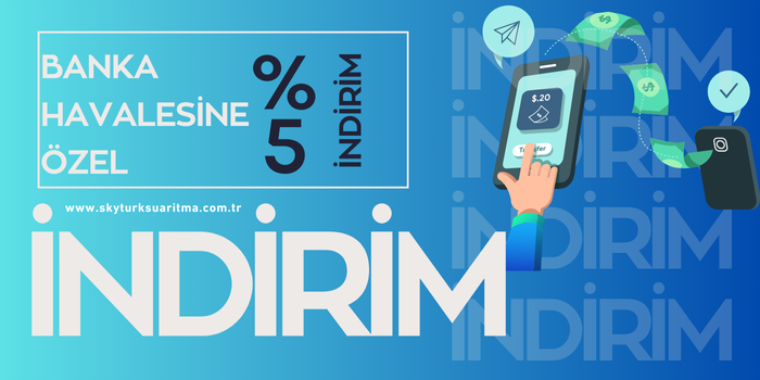 Havale İle Ödemeler %5 İndirim