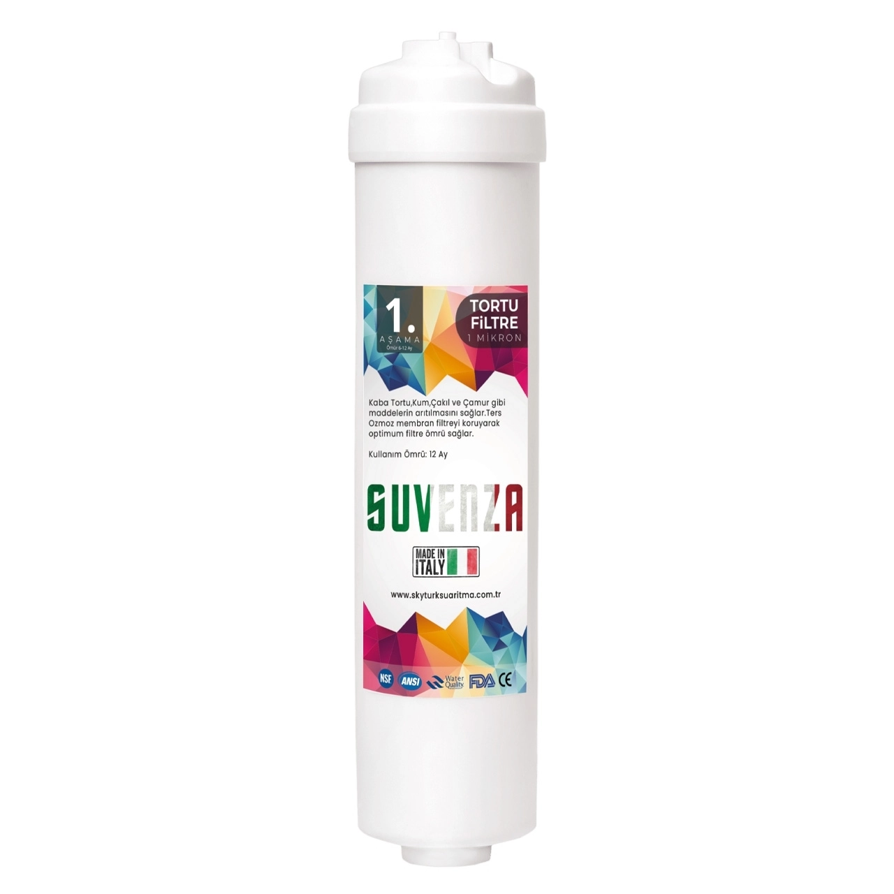SUVENZA%20Orijinal%205li%20Filtre%20Seti%20Pantech%20Plus%2090%20Gpd%20Membranlı%20(Coconat%20Bazlı)