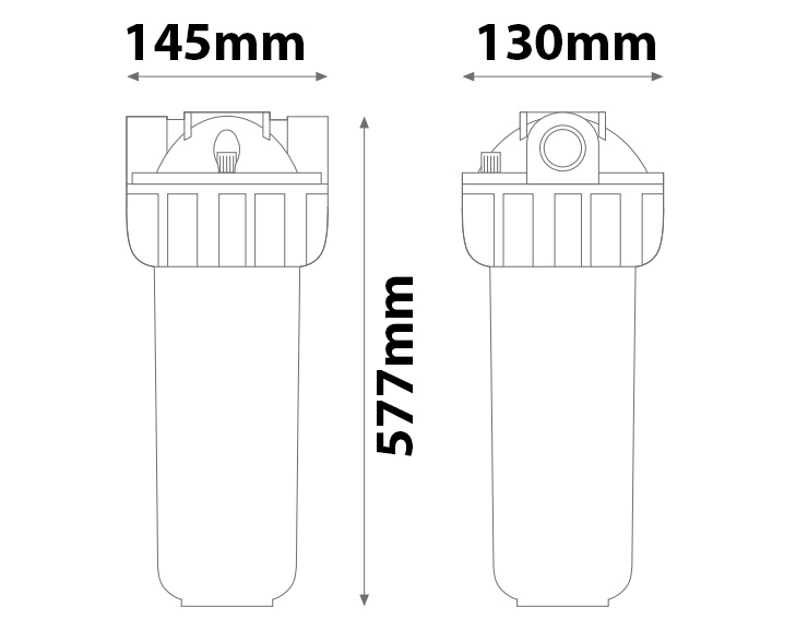 20’’%203P%20Master%20Housing%201’’%20Daire%20Girişi%20Su%20Arıtma%20Filtre%20Kabı
