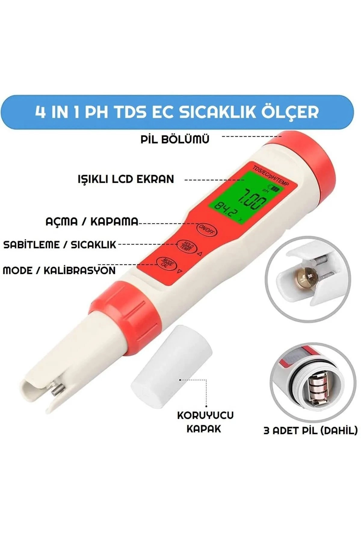 4ü%201%20Arada%20Ph/Ec/TdsMetre/Sıcaklık%20Ölçüm%20Cihazı