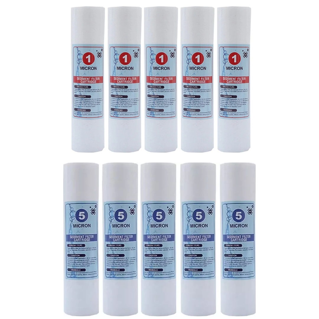 Açık%20Kasa%20Su%20Arıtma%20Cihazı%20Filtresi%205%20Adet%2010’’%201%20Mikron%20Spun%20+%205%20Adet%2010’’%205%20Mikron%20Spun%20Filtre