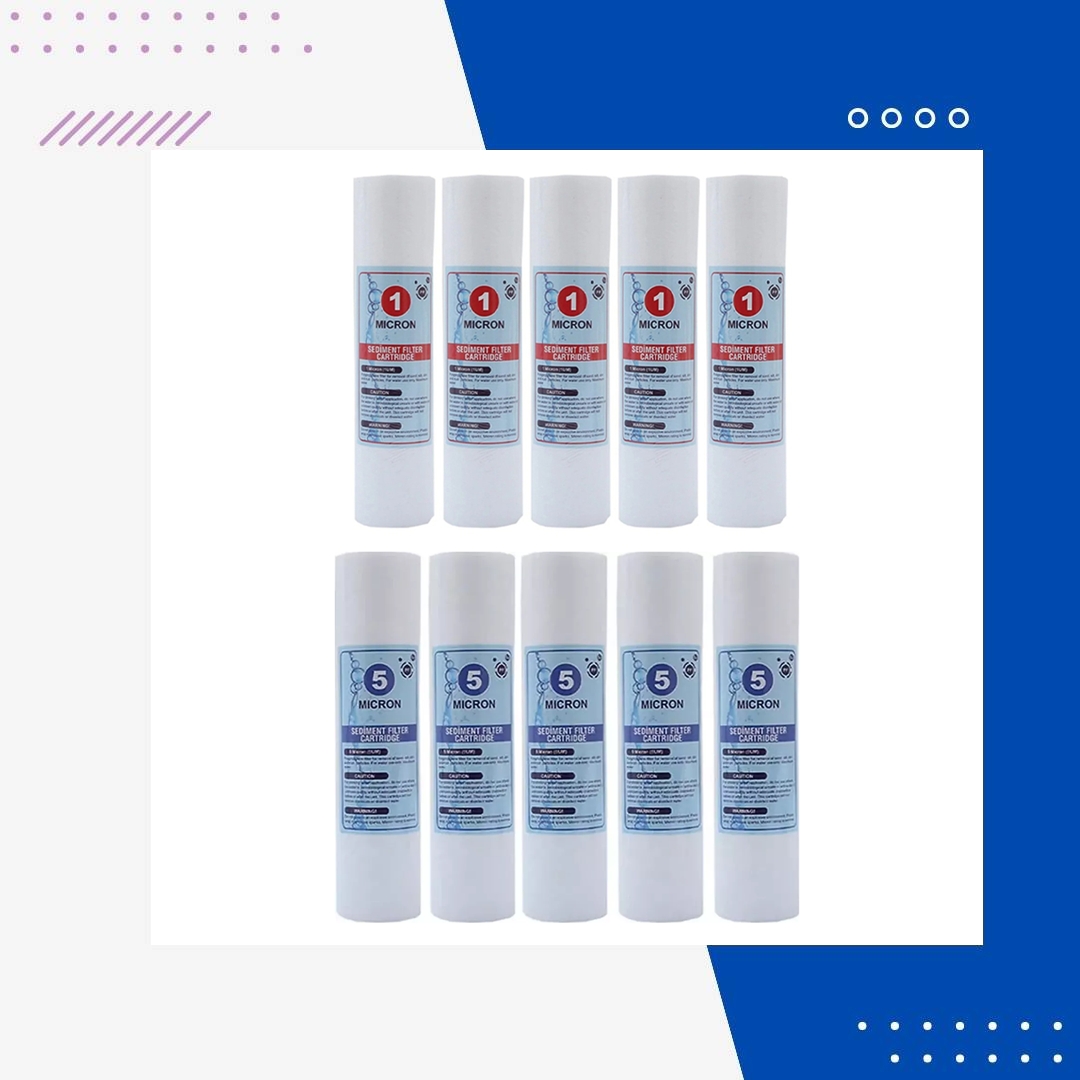 Açık%20Kasa%20Su%20Arıtma%20Cihazı%20Filtresi%205%20Adet%2010’’%201%20Mikron%20Spun%20+%205%20Adet%2010’’%205%20Mikron%20Spun%20Filtre
