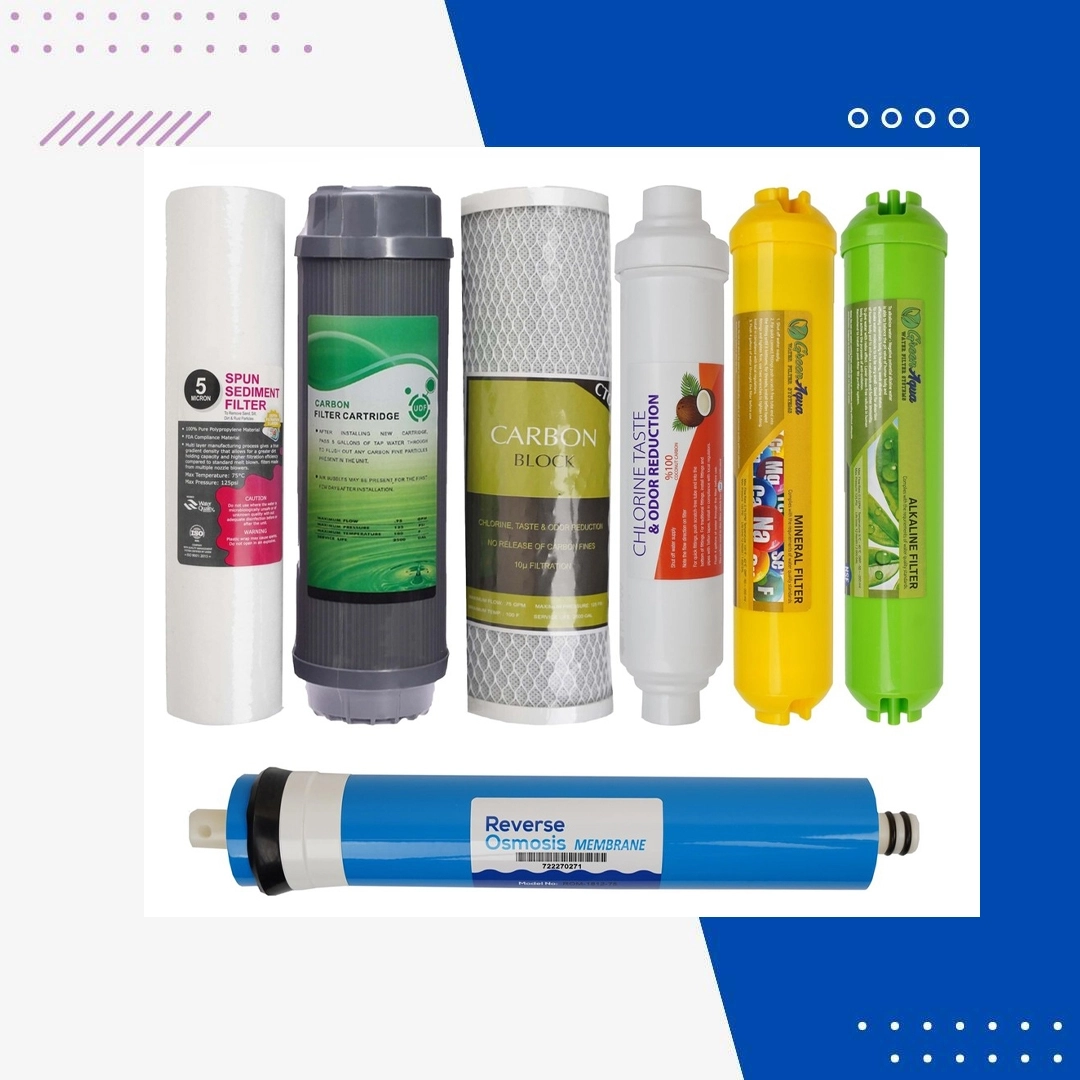 Açık%20Kasa%20Su%20Arıtma%20Cihazı%20Filtresi%207li%20Filtre%20Seti%20Çift%20Karbonlu