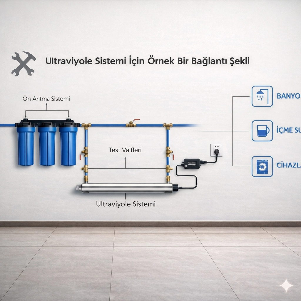 Daire%20Girişi%20Su%20Arıtma%20Cihazı%20Ultraviyole%20Filtreli%20Filtrasyon%20Sistemi