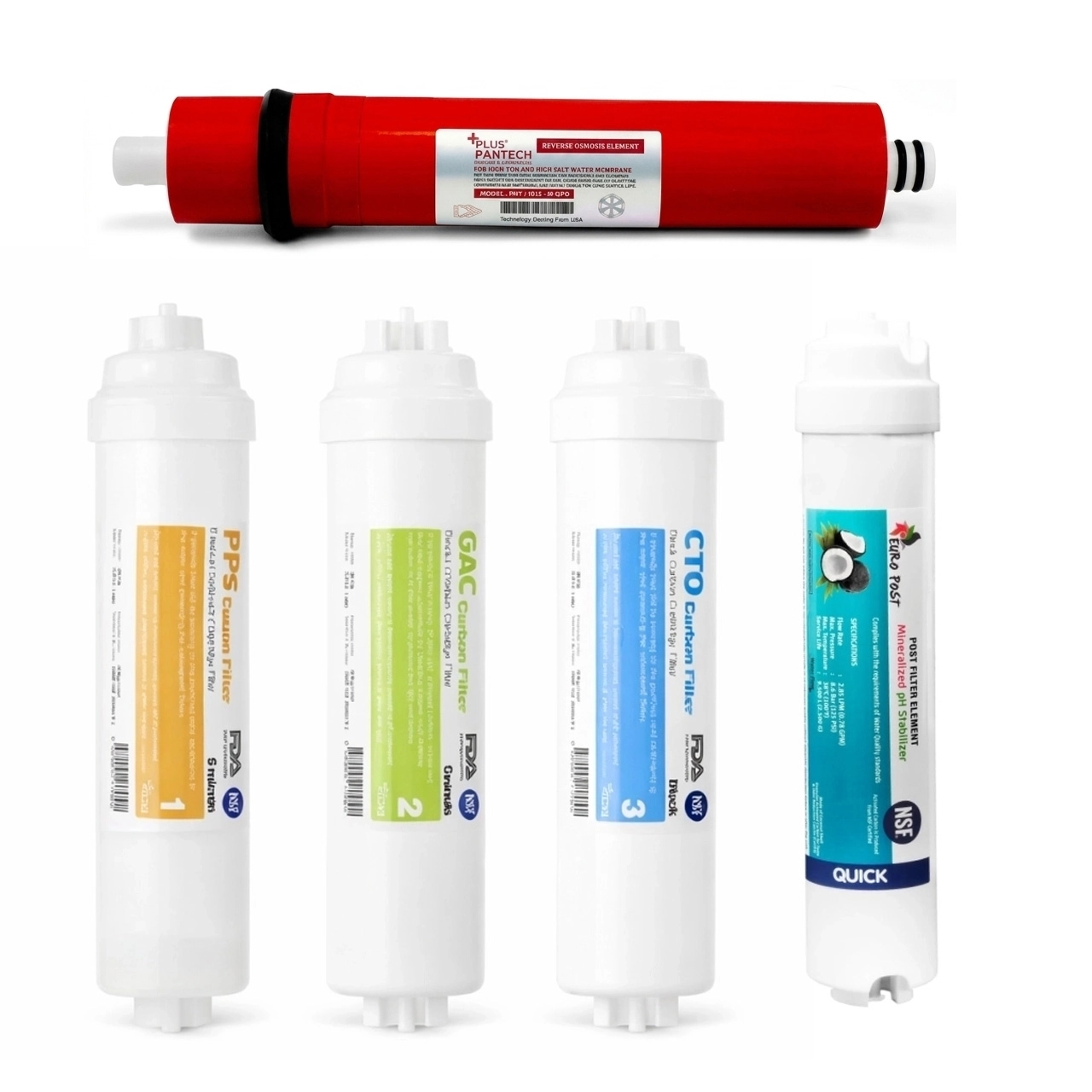 NSF%20Sertifikalı%205li%20Su%20Arıtma%20Cihazı%20Filtresi%20Pantech%20Plus%2090%20GPD%20Membranlı