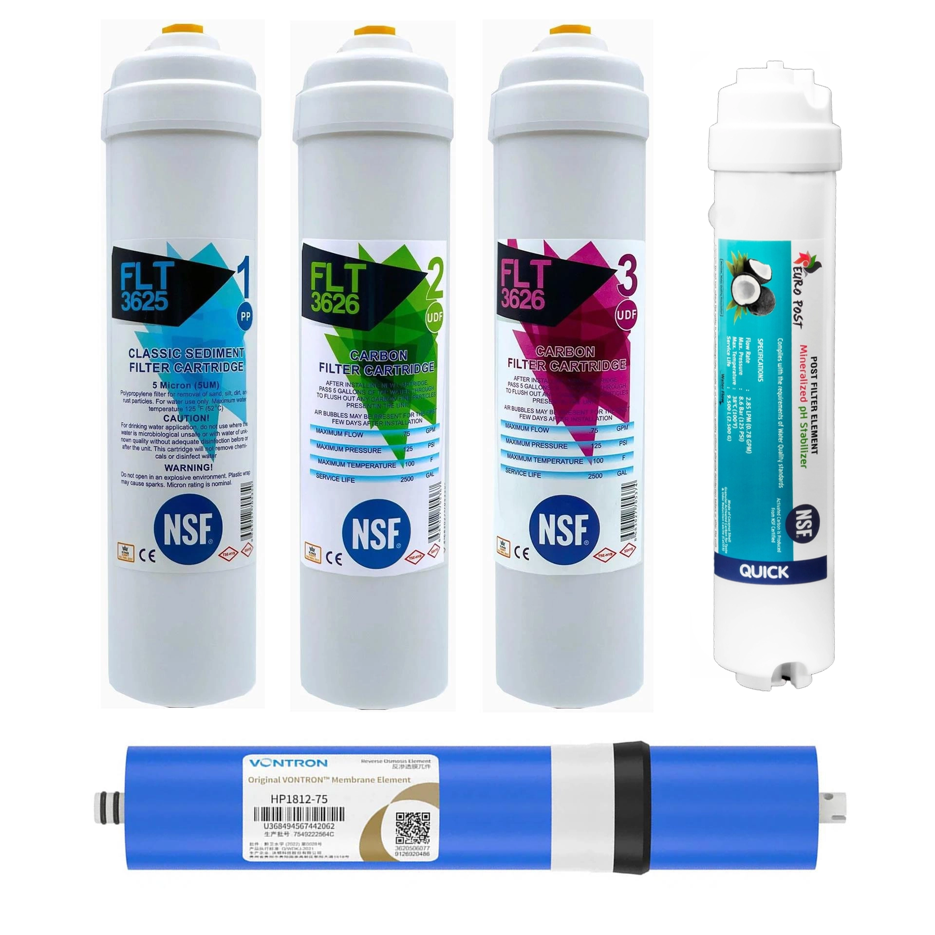 NSF%20Sertifikalı%20Kapalı%20Kasa%205li%20Filtre%20Seti%20Yüksek%20Tds%20Vontron%20Membranlı