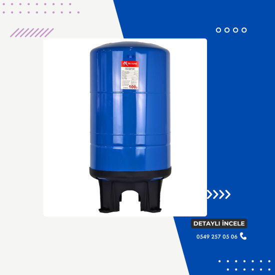 100 LT Dikey Hidrofor Genleşme Tankı (TR - 100D)
