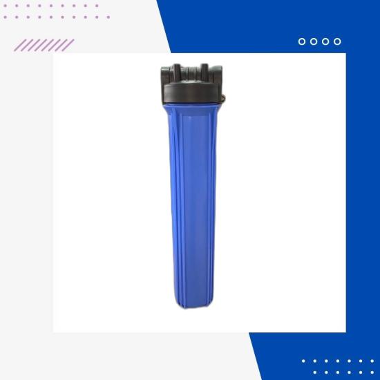 20’’ Mat Mavi Housing 3/8’’ (Giriş / Çıkış)