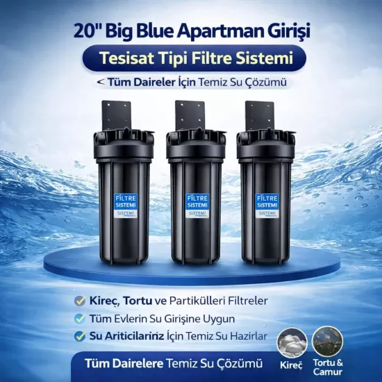 Bina Girişi Su Arıtma Cihazı | Çamur, Tortu, Pas ve Kokuya Kesin Çözüm