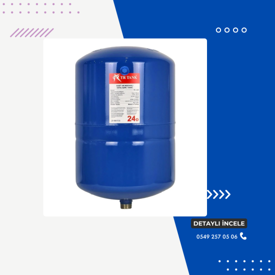 24 LT Dikey Hidrofor Genleşme Tankı (TR - 24D)