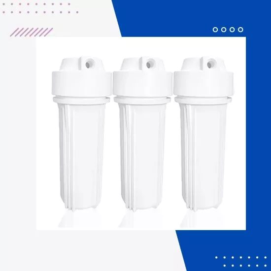 Açık Kasa Su Arıtma Cihazları için 3’lü Housing Seti