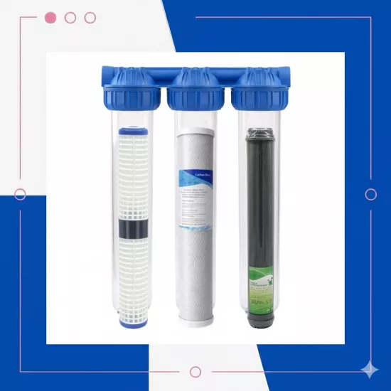 Apartman Ve Bina Girişi 20’’ 3 Aşamalı Su Arıtma Cihazı ( Çamur - Tortu Klor Önleyici Yumuşatma Sistemi)