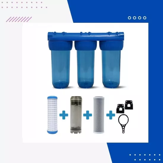 Bina Girişi 10’’ Filtrasyon Sistemi | Ana Giriş Su Filtresi | Temiz Ve Sağlıklı Su (FİLTRE DAHİL)