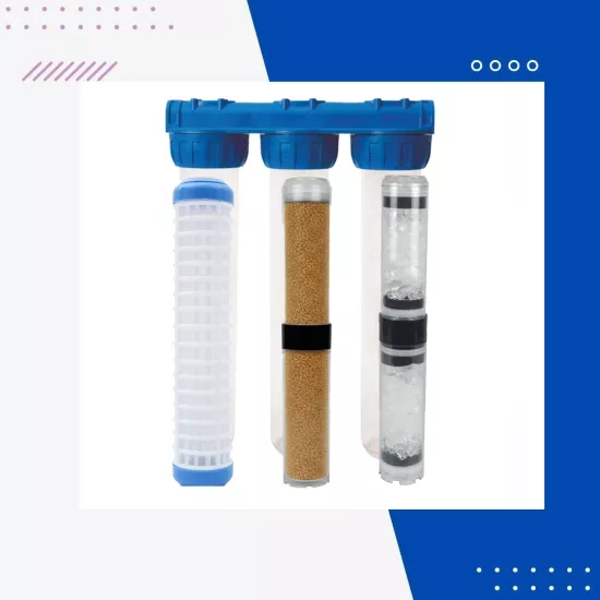 Bina Girişi Su Arıtma Cihazı 20’’ Üçlü Tesisat Tipi (Ağır Kireç Önleyici)