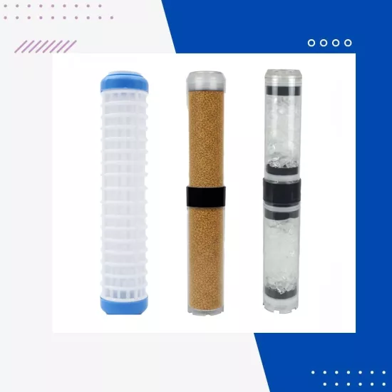 Bina Girişi Su Arıtma Cihazı 20’’ Üçlü Tesisat Tipi (Ağır Kireç Önleyici) Filtre Seti