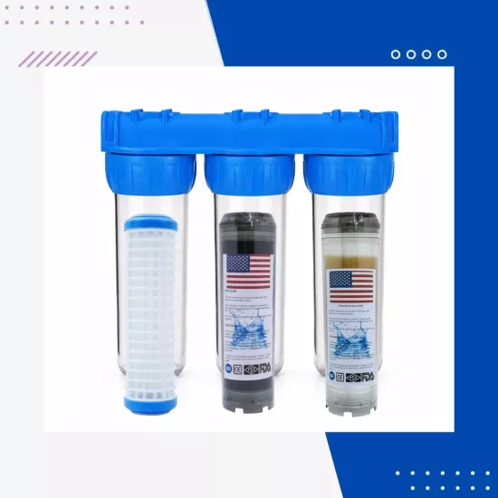 Daire Girişi Su Yumuşatma Cihazı Koku Ve Klor Önleyici (Yıkanabilir - Gac Plus - Shell Reçine)