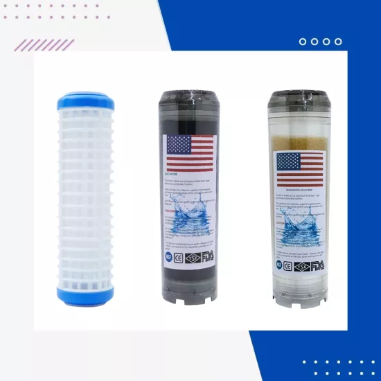 Daire Girişi Su Yumuşatma Cihazı Koku Ve Klor Önleyici Yedek Filtre Seti