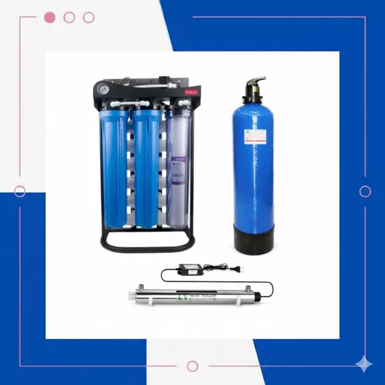 Deiyonize Saf Su Arıtma Cihazı Günde 2250 Litre - Saatte 93 Litre