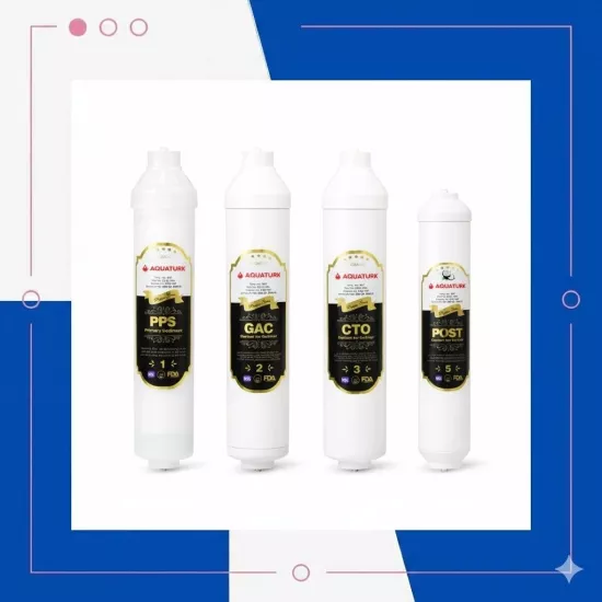 Green Aqua Kapalı Kasa Su Arıtma Cihazı İnline Filtre Seti