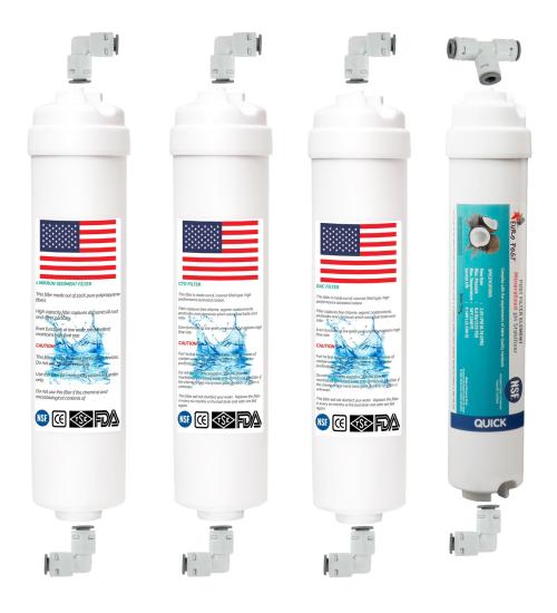 Kapalı Kasa 12’’ Inç 5’li Inline Filtre Seti (Nsf Onaylı) Vontron Membranlı
