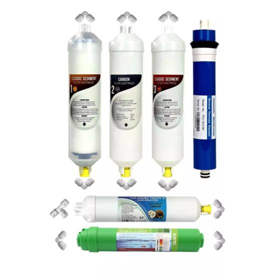 Kapalı Kasa Su Arıtma Cihazı 6lı Alkali Filtre Seti