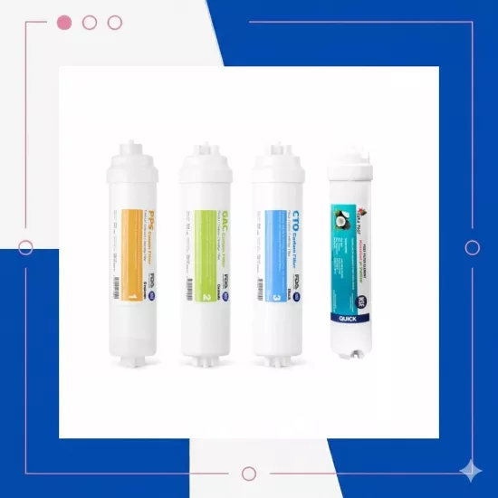 NSF Sertifikalı 5li Su Arıtma Cihazı Filtresi