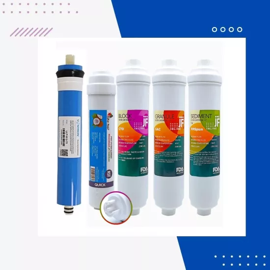 Ravent Su Arıtma Cihazı Tam Set Filtre Seti