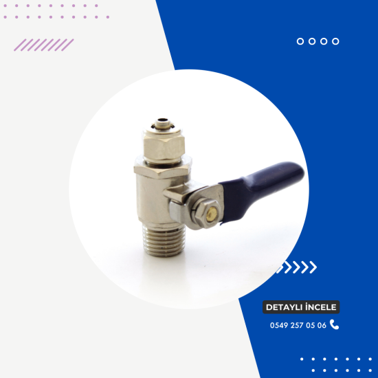 Su Arıtma Cihazı Küresel Vana Metal 1/4’’