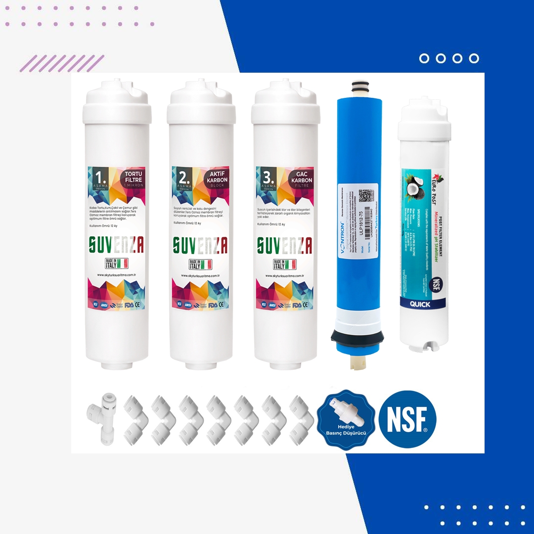 SUVENZA%20Orijinal%205li%20Filtre%20Seti%20Vontron%20Membranlı%20(Coconat%20Bazlı)